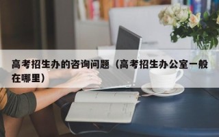 高考招生办的咨询问题（高考招生办公室一般在哪里）